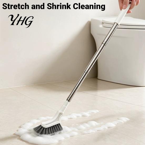 Narrow Crevice Brush 1/2/3/4/5Pcs Telescopic Floor Cleaning Brush, Extendable Long Handle Scrub Corner Grout Tool for Toilets, Crevice, Grout,