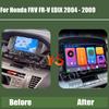 For Honda FR-V EDIX 2004 2005 2006 2007 - 2009 Android 14 Multimedia Navigation GPS QLED IPS Screen HDR Camera CarPlay Bluetooth