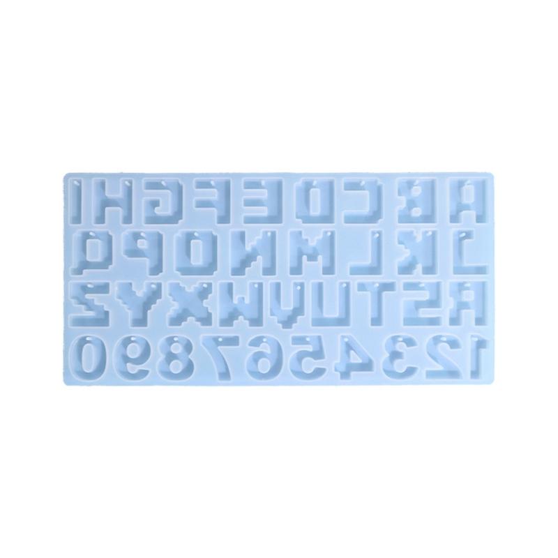 Letter A To Z Mold Alphabets & Number Silicone Mold Epoxy Resin Mold for Jewelry Making Findings Supplies Accessories