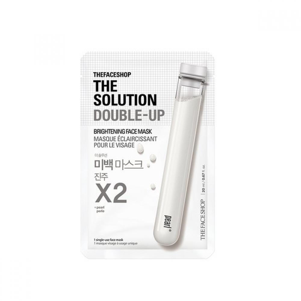 

[The Face Shop] The Solution Двойная осветляющая маска-лист