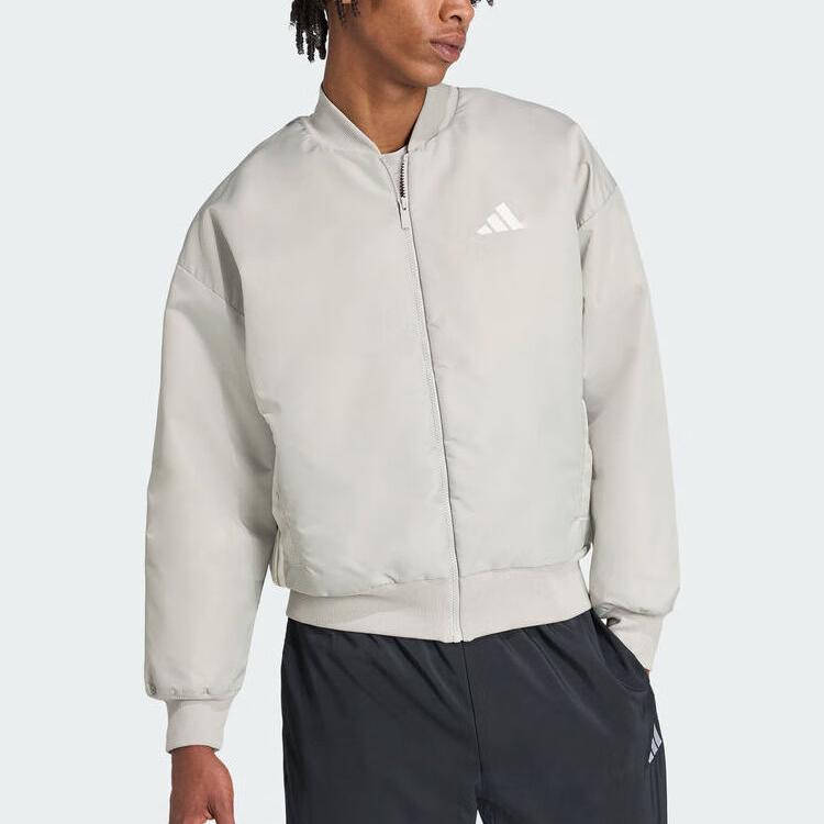 Adidas Stadium Sports Casual Baseball Collar Long Sleeve Cotton Jacket Men Jacket JX5634