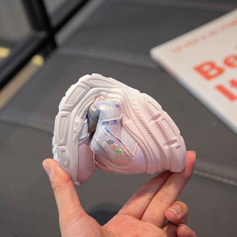 Astro Boy Mädchen Sneaker 2025 Sommer Neu Laufen Atmungsaktiv Kinderschuhe Drehknopf Mädchen Prinzessin Mesh Schuhe