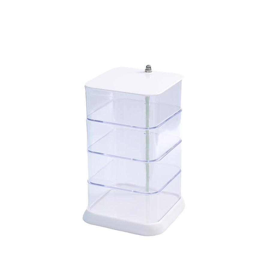 Moe Bean Otočný výstavní box: Průhledný mini stojánek na panenky a figurky
