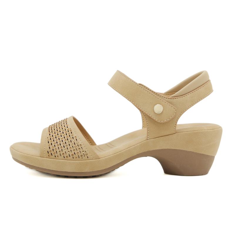 Frühlings- und Sommer-Freizeit-Rhinestone-Sandalen für Damen, rutschfeste Strand-Keilsandalen, bequeme Schuhe für Mütter mittleren Alters
