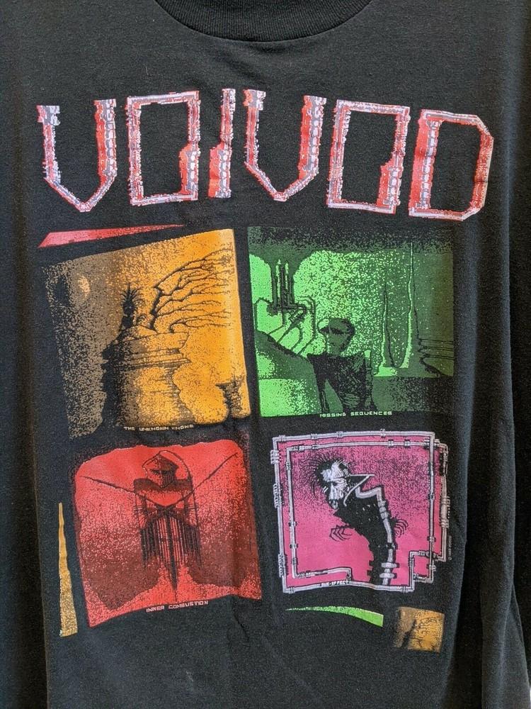 Футболка Voivod Nothing Face Подарок для фанатов Короткий рукав мужская Все размеры Футболка Унисекс Футболка L