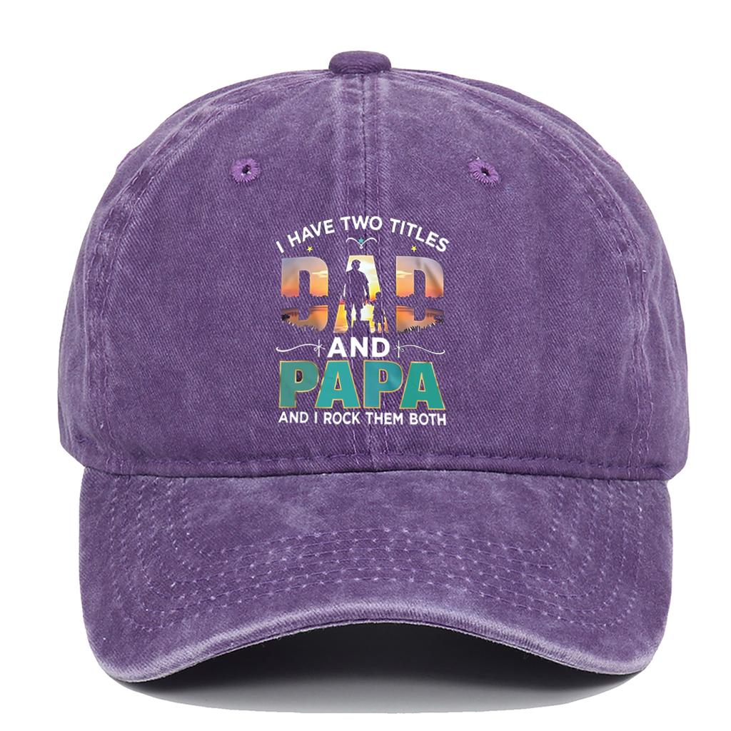 Adjustable DAD Personalized Printed Baseball Hat Street Casual Style Outdoor Sunscreen Hat Breathable and Comfortable