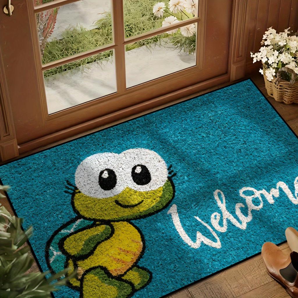Cute Little Turtle Carpet Cartoon Doormat Welcome Mat Kitchen Rug Living Room Carpet Rug For Bedroom Home Decoration