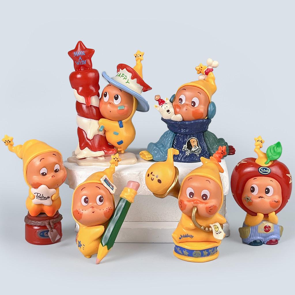 Serie di Figure da Collezione in PVC Twinkle Twinkle con Personaggi Nascosti per Fan di Anime e Regali