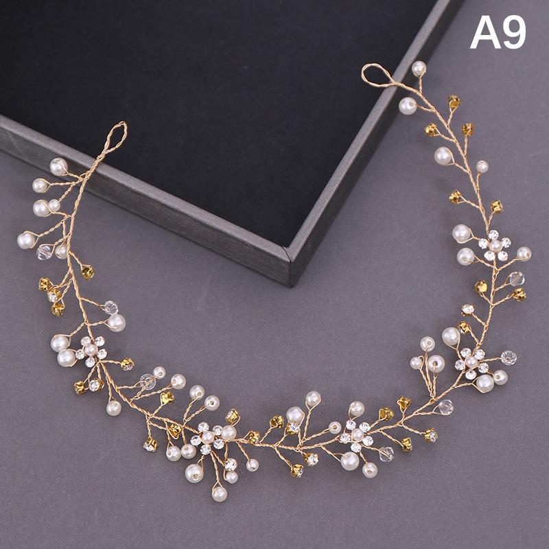 Women Headbands Pearl  Flower Headband Wedding Hair Accessories For Women Bridal Headband Hair Jewelry Wedding Accessories
