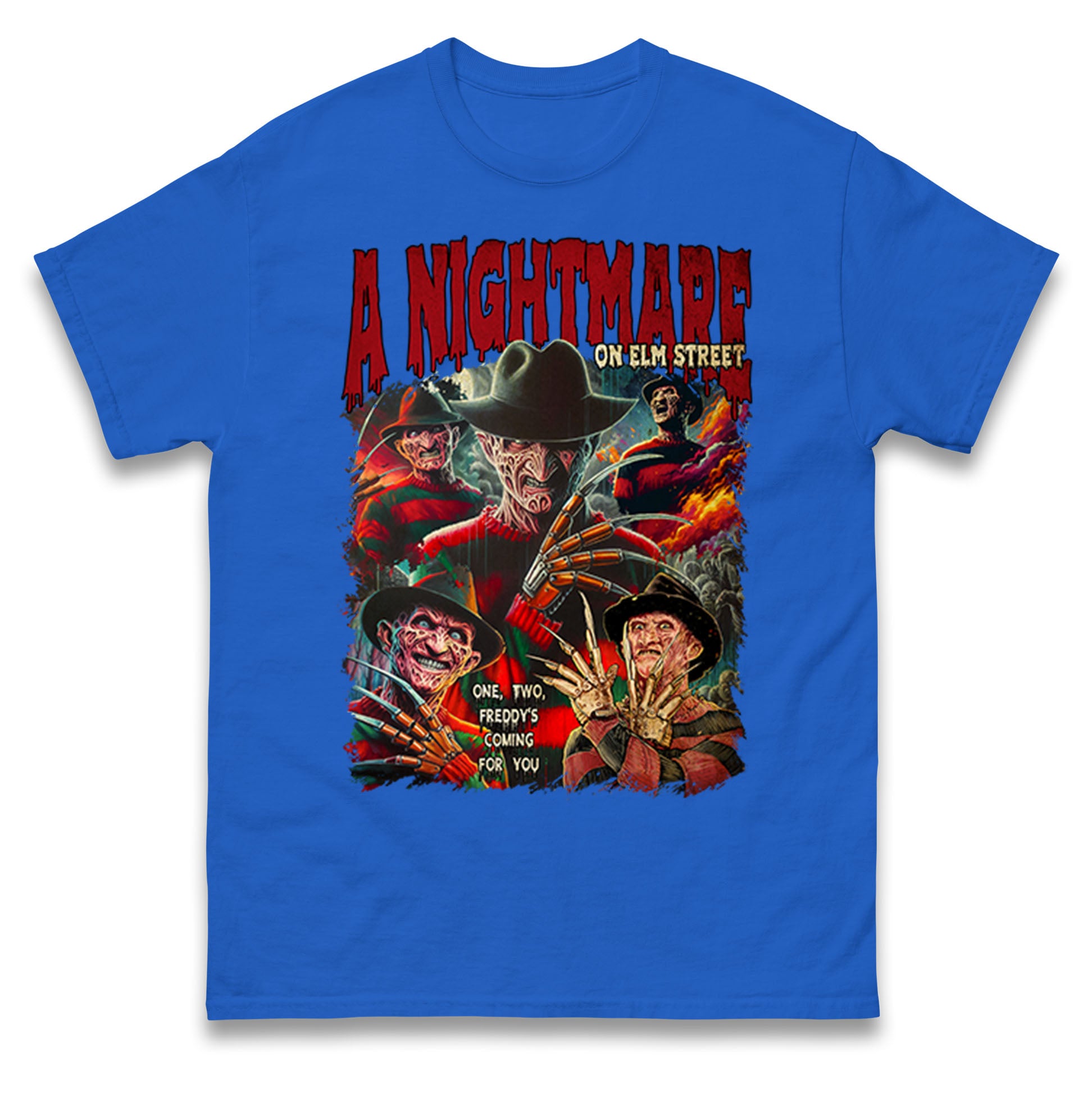 Freddy Krueger Bootleg Halloween Mens T Shirt Womens Tops Tees XL