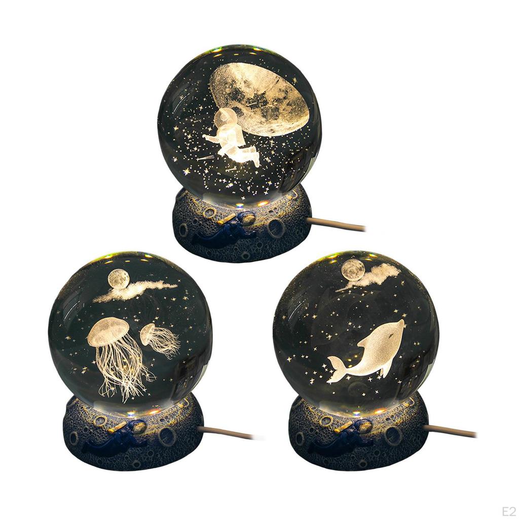 Crystal Ball Night Light for Decor