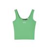 Solid Color Slim Fit Casual Knit Tank Top Women Tops Kelly-Green F51W429103F-GN