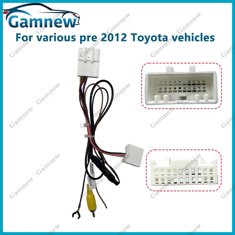 

20-піновий автомобільний адаптер відеовиходу камери заднього виду для Toyota Camry Corolla Оригінальна заводська OEM камера Відеовихід 1 Pcs