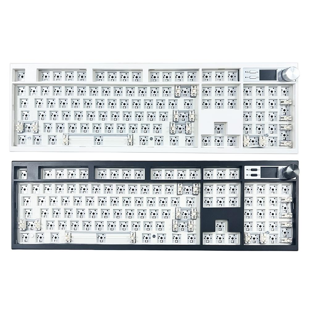 GMK67 75% Wireless Mechanical Keyboard Gasket Mount BT5.0/2.4G Wireless/Wired Customizable Keyboards Kit VIA with Display Screen