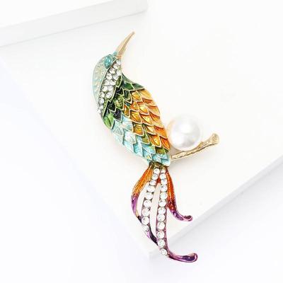 Klassieke Vogel Broches Voor Vrouwen Unisex Parel Dier Spelden Banket Feest Rugzak Cadeaus Sieraden Accessoires
