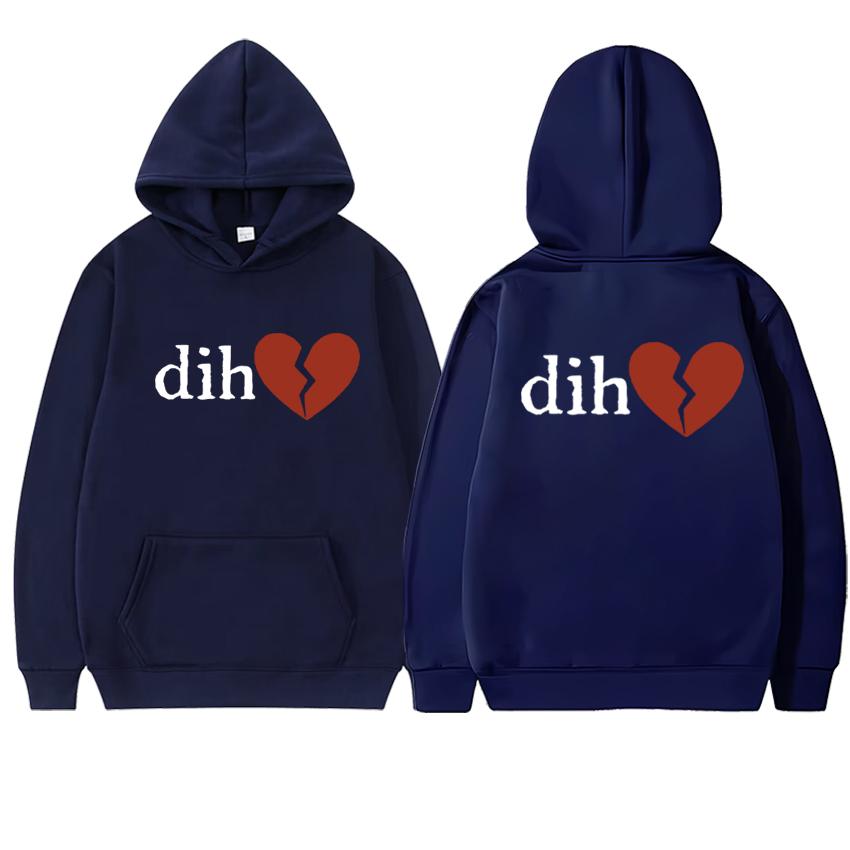 

Hot Sale Funny Humor Dih Meme Double Sided print Hoodie Autumn Winter Men women fashion Fleece pullover Unisex Casual Sweatshirt 3XL
