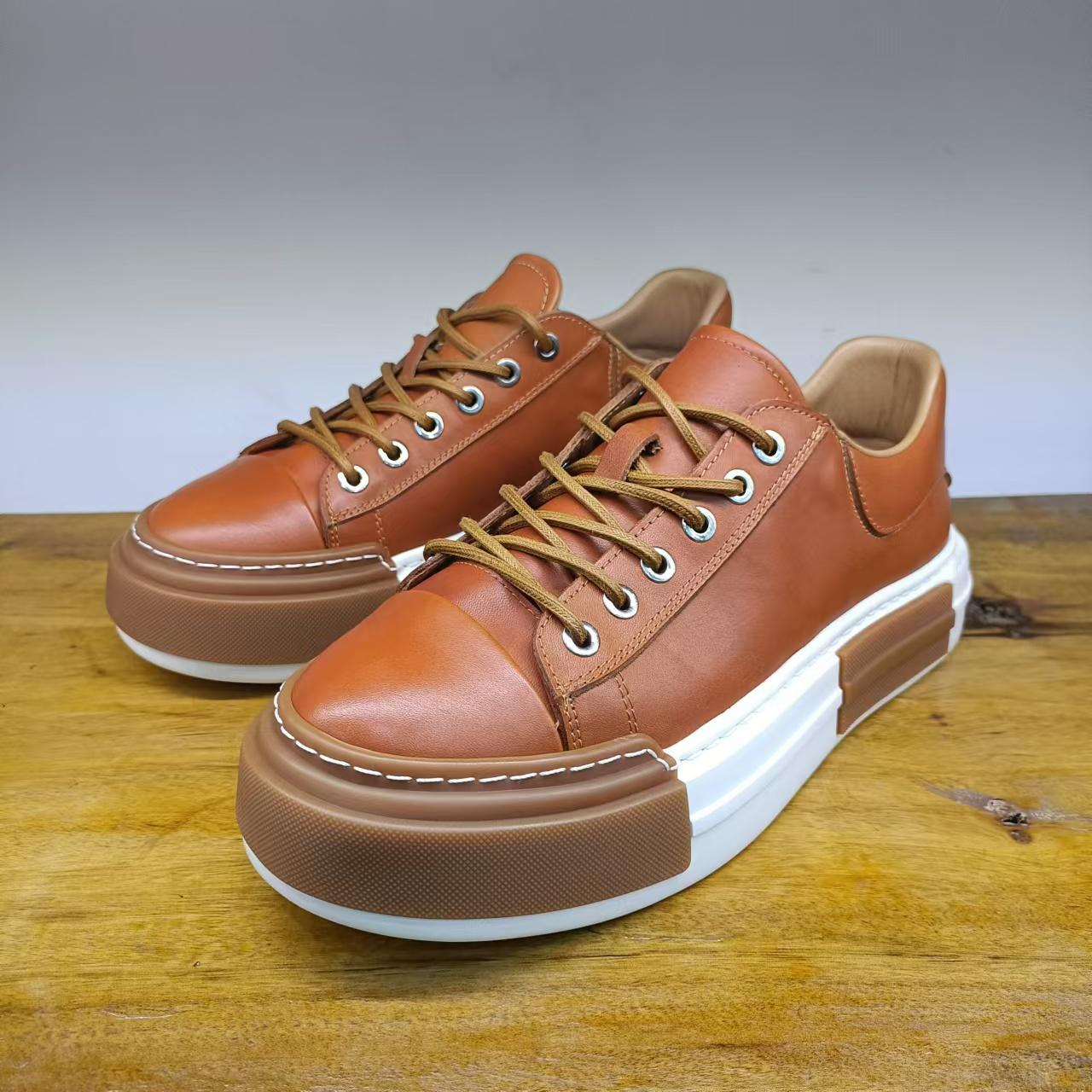 Мужская повседневная обувь из коровьей кожи — фото 7