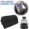 Car Lumbar Support Pillow Polyester and Memory Foam Car Seat Back Support with Adjustable Elastic Strap Car Interior Accessories
