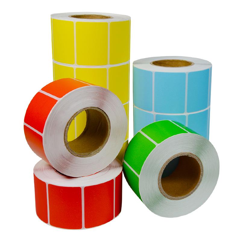 Three-Proof Self-Adhesive Colored Barcode Thermal Paper (100, 60, 50, 40, 30 Labels)