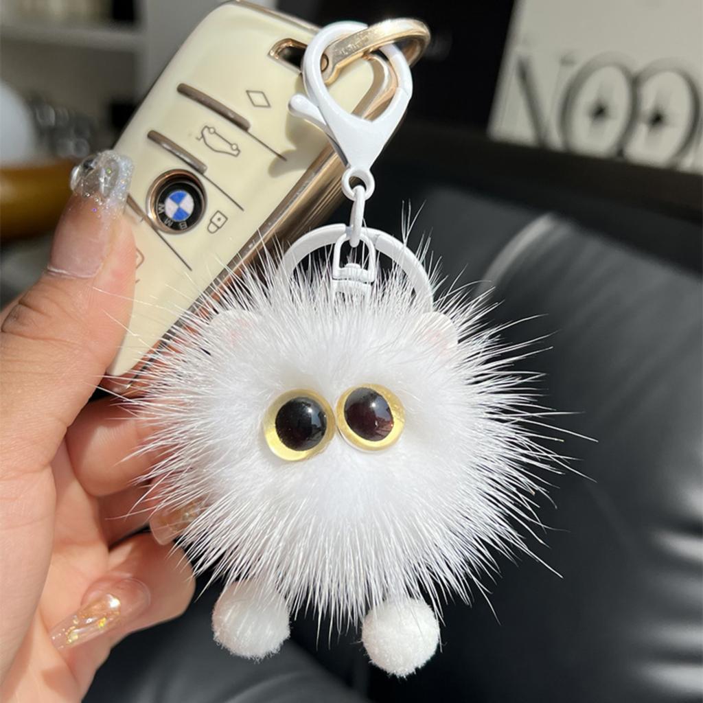 Briketler Araba Anahtarlık Kolye Peluş Top Kolye