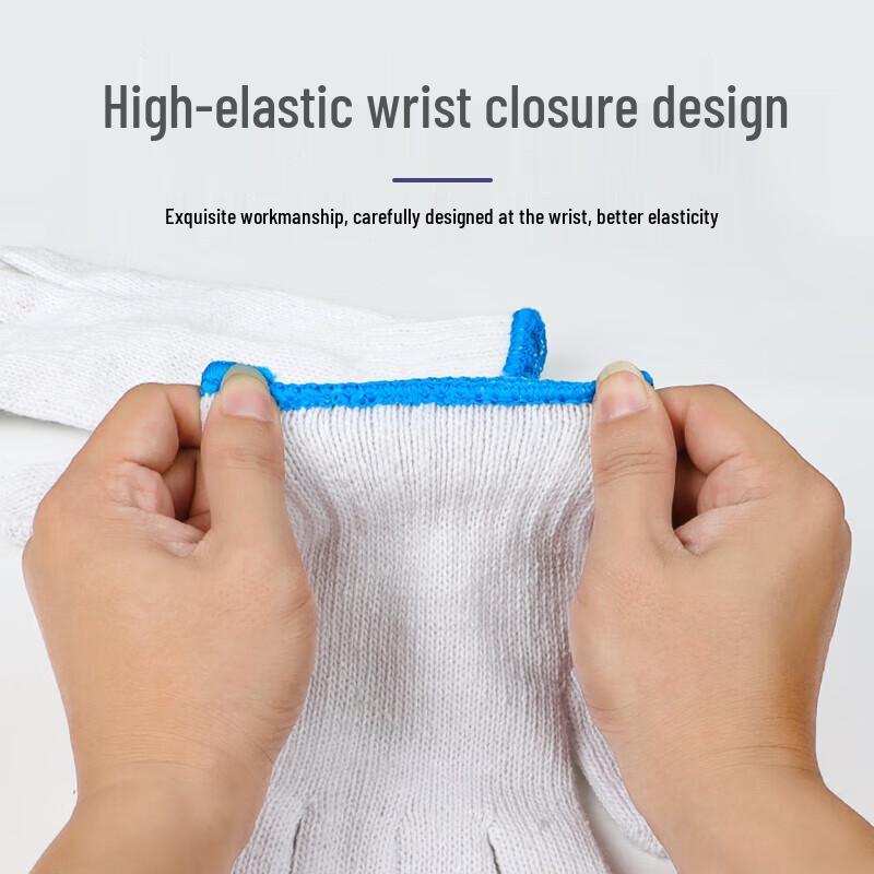 Wanhe Heavy-Duty Industrial Cotton Work Gloves