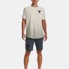 Under Armour Retro Graphic Print Crew Neck Short Sleeve T-Shirt Men Tops Ivory 1378906-130