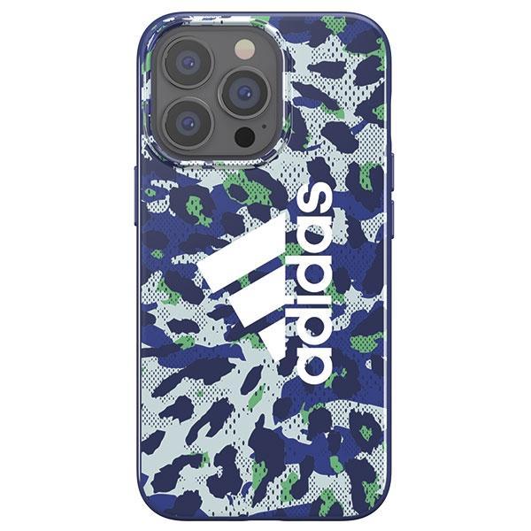 Etui Do iPhone 13 Adidas Leopard Niebieskie
