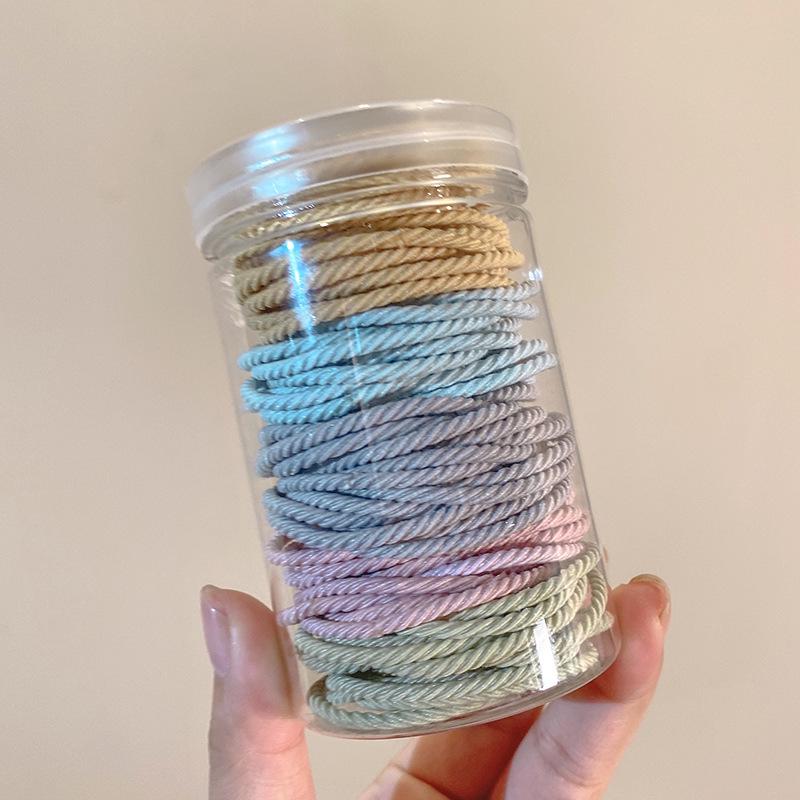 Élastiques à cheveux coréens sans coutures et très élastiques - Livraison gratuite