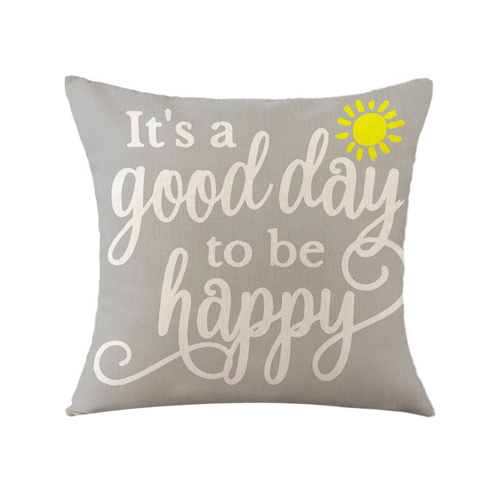 Spring Pillow, Daisy Pillowcase, New Printed Pillow, Office Sofa Pillowcase
