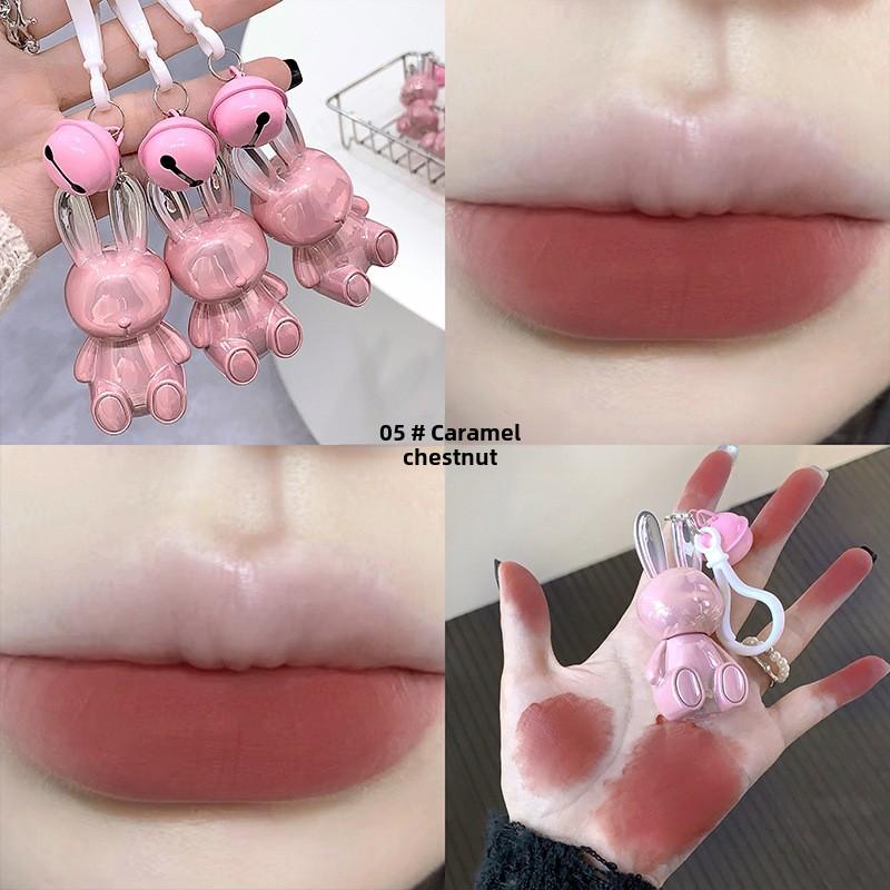 Pink Rabbit Velvet Mist Lip Cream Silky Smooth Lip Color 6 Elegant Shades Long-Lasting Hydrating Lipstick