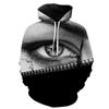 3d Print Eyeball Pattern Hoodies For Men Personality Casual Long Sleeves Pullover Sweatshirts Kids Oversized Hoodies Streetwear