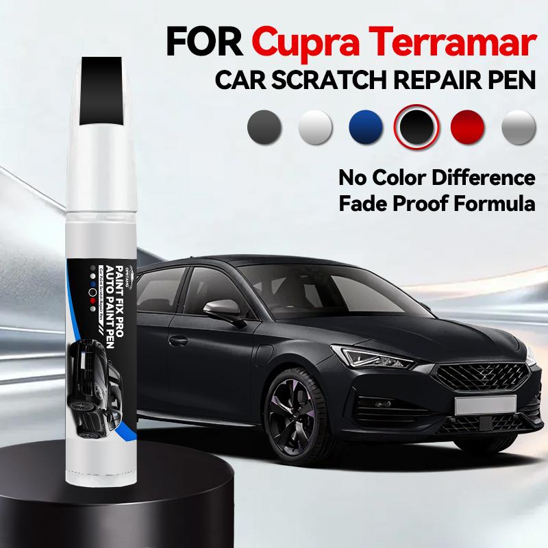 Für CUPRA Terramar Autolack Reparaturstift Lackkratzer Reparatur Zubehör Cosmos Blau Schwarz Gletschereis Weiß Timanfaya Grau Rot