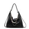 Simple large-capacity bag women's autumn and winter new shoulder bag casual soft surface commuting texture fashionable backpack