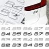 3D ABS Letters Car Rear Trunk Tailgate Side Fender Badge Emblem Sticker for Volvo B2 B3 B4 B5 B6 B7 B8 Auto Accessories