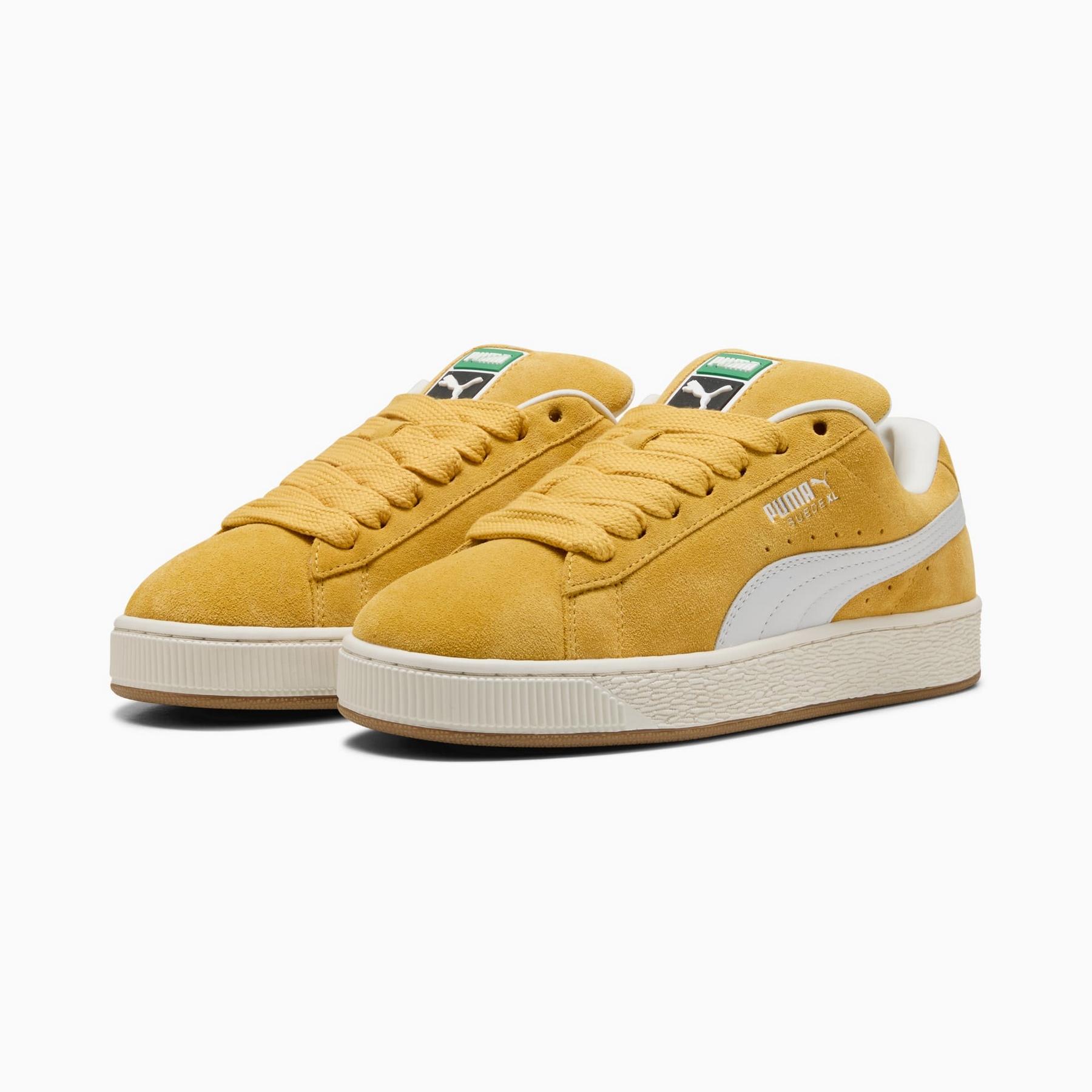 Men` Puma Suede Sports Shoes Yellow