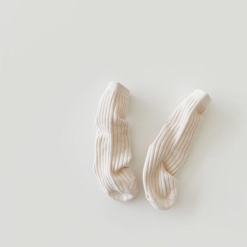 Kinder Schule Socke Mode Einfarbig Serie Gestreiften Waden Socke für Kleinkind Junge Mädchen Retro Frühling Herbst Baumwolle Kinder Socke