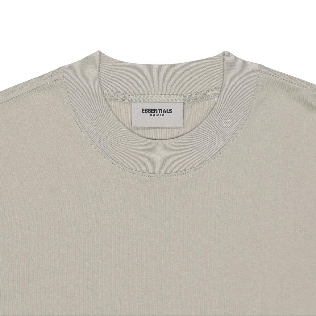 Fear of God Essentials SS21 Long Sleeve T-shirt with Minimalist Logo Unisex Tops Moss FOG-SS21-585