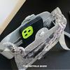 1pc Women' Sparkling Crossbody Bag Handbag Suitable for Music Festivals, Parties, Everyday Use Buckle Closure Messenger Bag