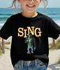 Lustiges Johnny Sing Grafik Kinder T-Shirt Jungen Lässig Rundhals Kurzarm T-Shirts Cartoon Kleidung Tops Mode Anime T-Shirts Kinder