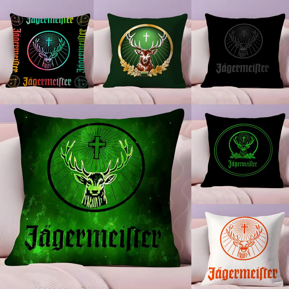 J-Jager-M-Meisters-S Pillow Case Plush Fabric Soft Double-Sided Printed Sofa Warm Winter Home Gift Cushion Cover
