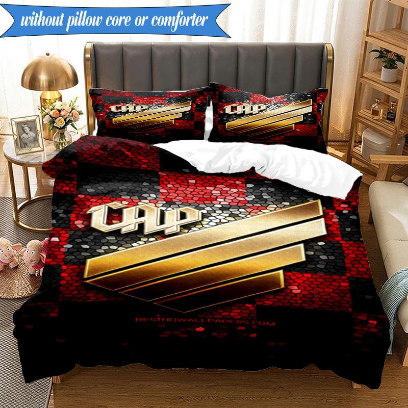3PCS Athletico Football Club Printed Soft Bedding Set,Including 1pc Duvet Cover And 2pcs Pillowcases Perfect for Bedroom, Dormitory, Fan Gift