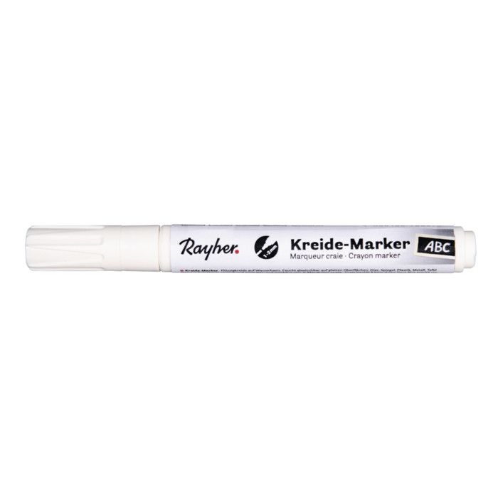 Chalk Marker, 1-2mm Round Tip, White