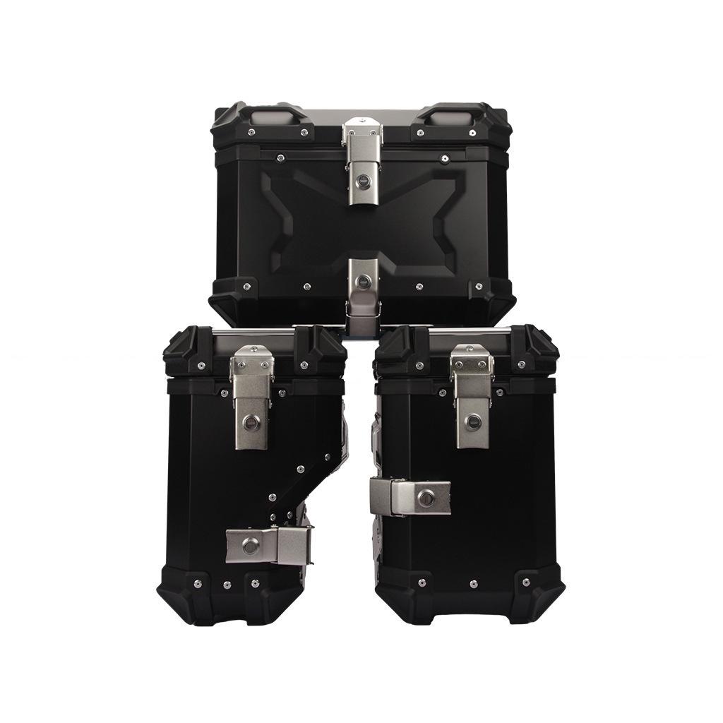 Quick-Release Waterproof Motorcycle Aluminum Tail & Side Boxes (28L-100L)
