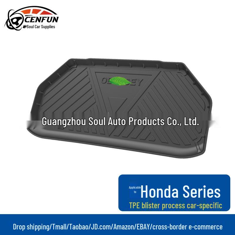 

Honda Odyssey, Elysion, Fit, Accord, Civic, CR-V, Breeze Водонепроницаемый коврик в багажник из ТПЭ Breeze Petrol Version Trunk Mat