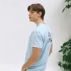 Goxo Men S STreTch Round T ShirT Sky Blue Swag carT