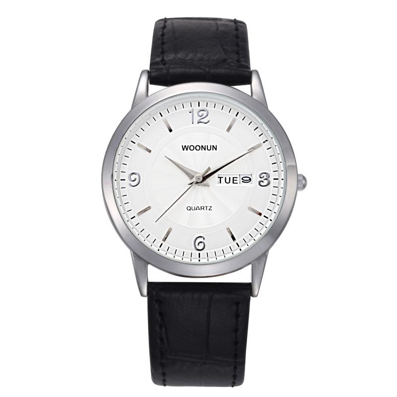 Hodinky Modern Watch Mens Watches Top Brand Luxury Date Day Quartz Watches Ultra Thin Men Watches Leather reloj de hombre