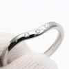Used TIFFANY&Co. Ring Curved Band EU#50 K18 White Gold 3g White Gold 3PD