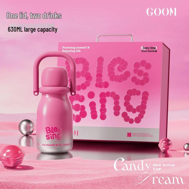 GOOM Candy Dream Stainless Steel Thermos Bottle Gift Set