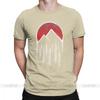 Twin Peaks T Shirts Men Red Pine Tree Moon High Quality Tops Short Sleeve