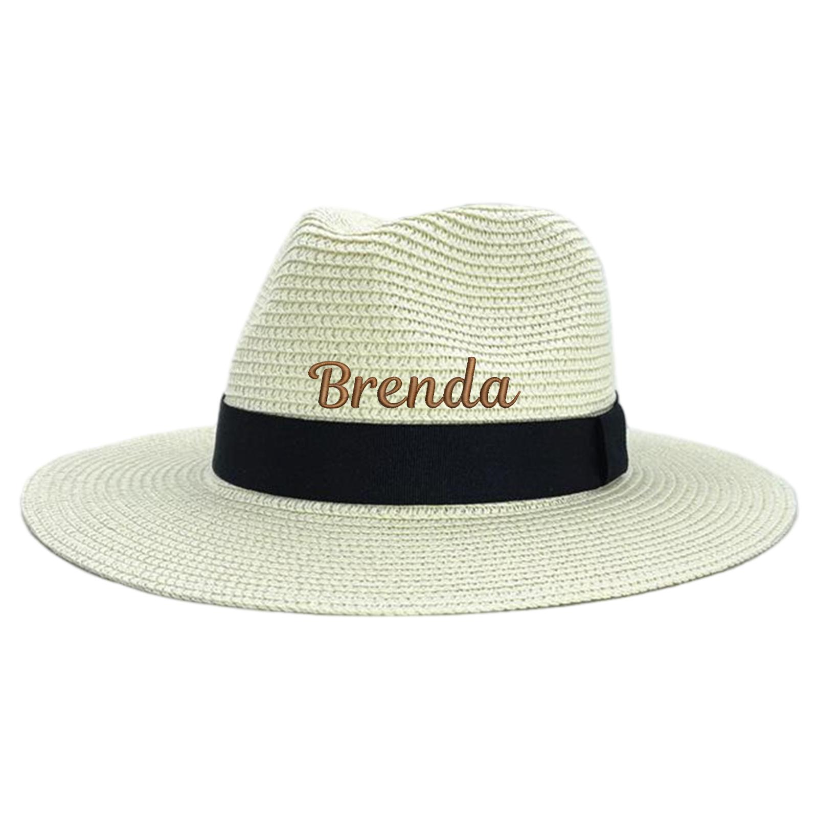 Personalized Summer Sun Hat, Unisex. One Size